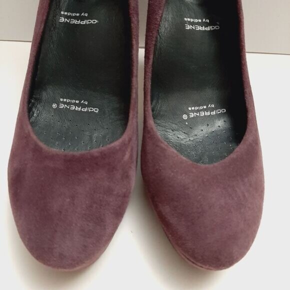 ROCKPORT Adiprene Platform Pumps High Heels Purple Suede Leather Sz 8.5 | Eur 39 - Picture 10 of 16